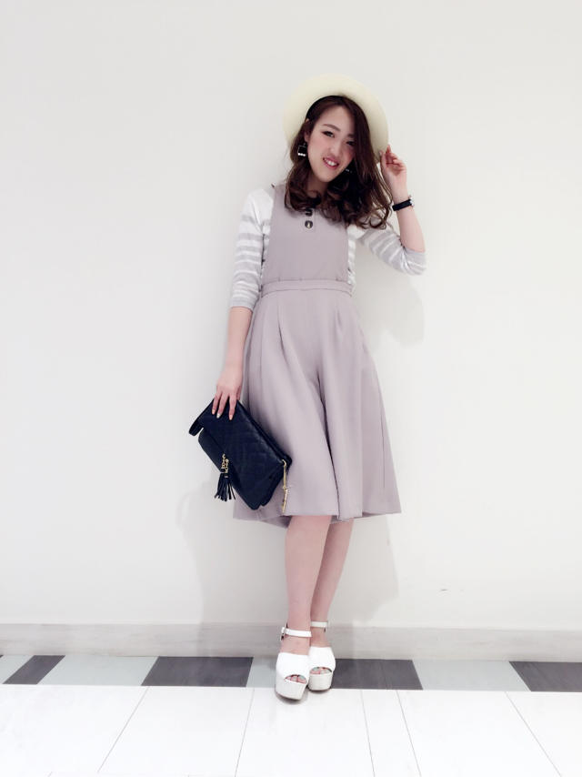 前ボタン付きサロペット ♡ 29の日…♡