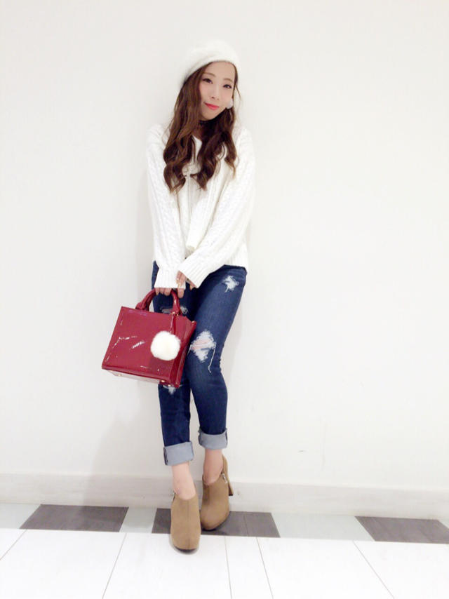 白ニット…♡misato