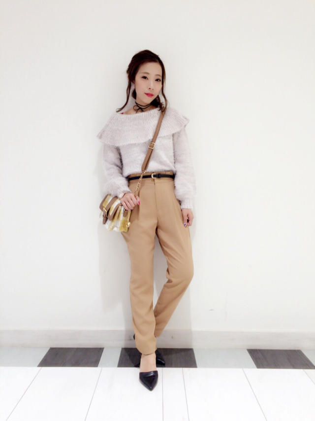 冬はセシルのフェザーニット♡misato