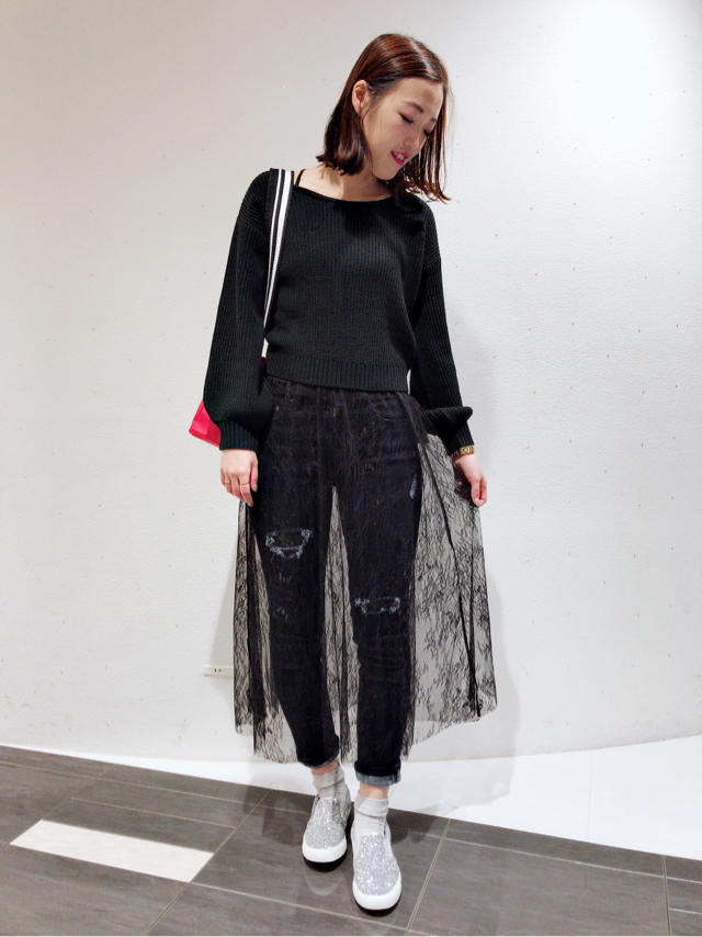ꫛꫀꪝニット＆レースワンピースSET♡KTD