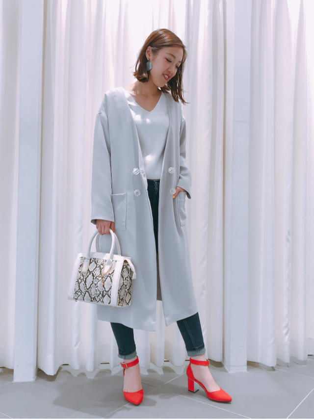 ロングガウンコート ♡ KTD