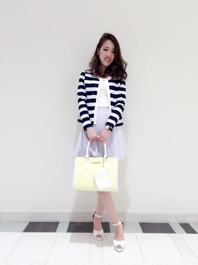ボーダーノーカラーJK ♡ 春bag ♡