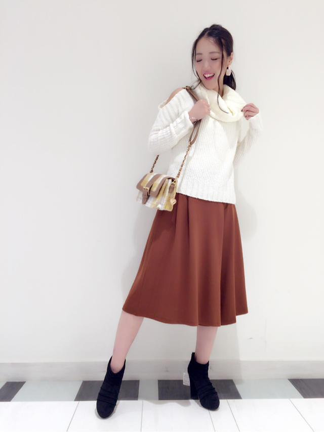 肩出しタートルニット ♡ 渾身のkata's kitchen