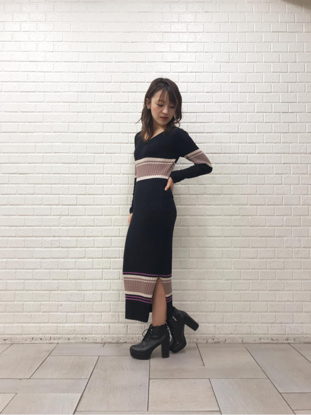 大人カジュアル！ニットワンピ♡みい