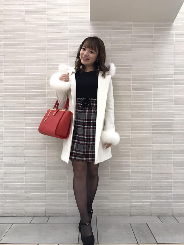 デートにもぴったりチェック柄スカート×トップスセット✴︎Misaki