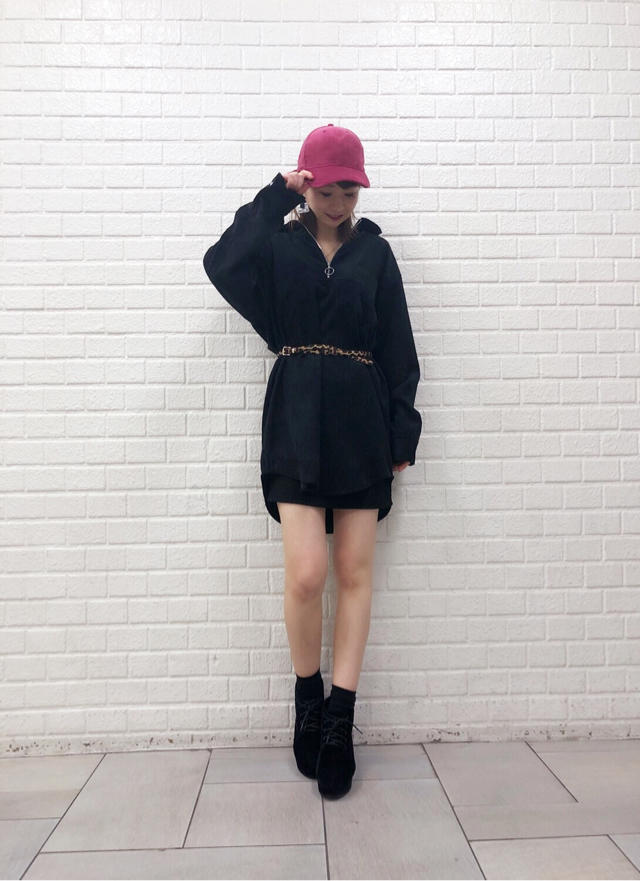 コーデュロイシャツワンピース♡みい