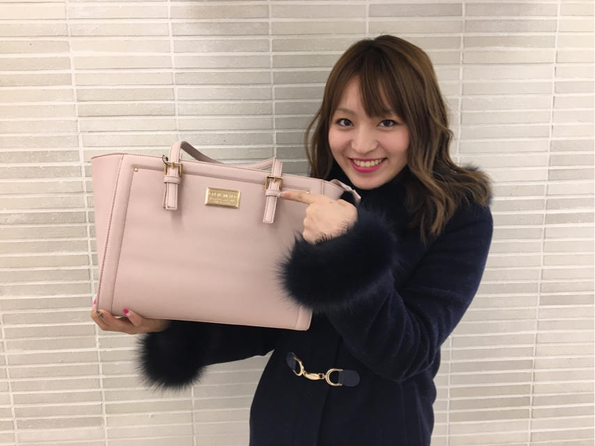 ロゴプレート付きトートバッグ♡Junko