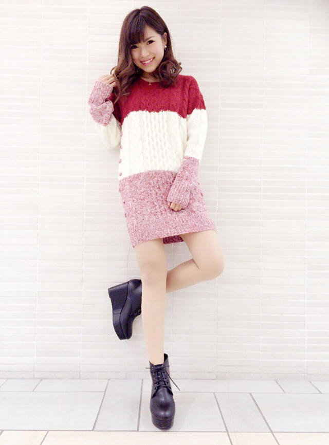 ボーダーニット♡シスターAYAKAと…♡YUKIE