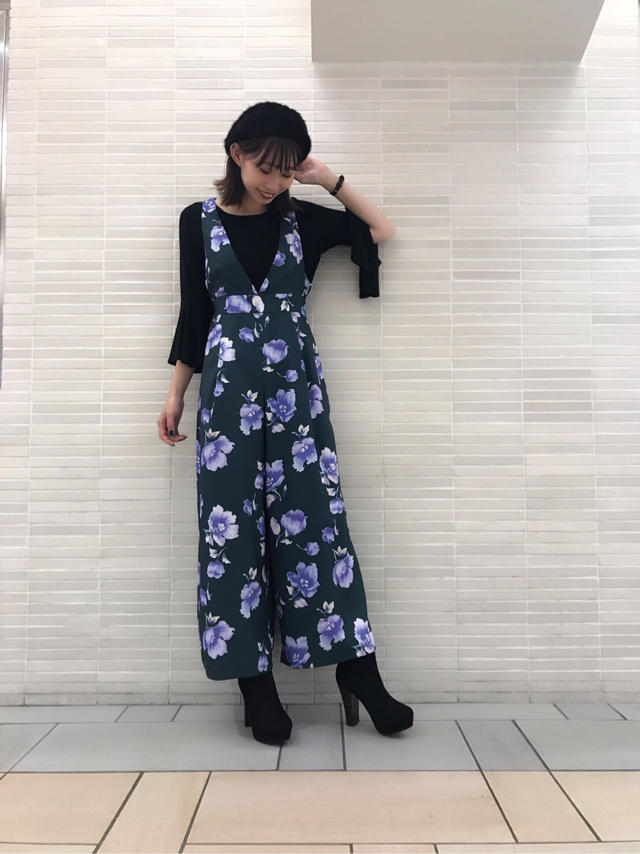 花柄オールインワン♡みい