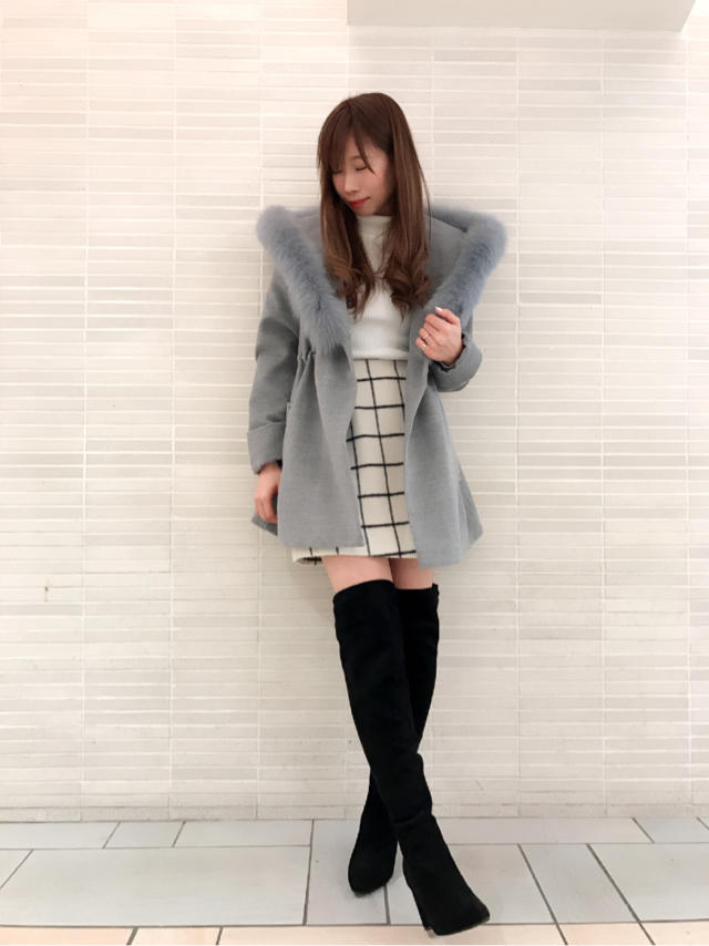 問い合わせ殺到♡前縛りFOXファーコート♡全色揃いました♡Misaki