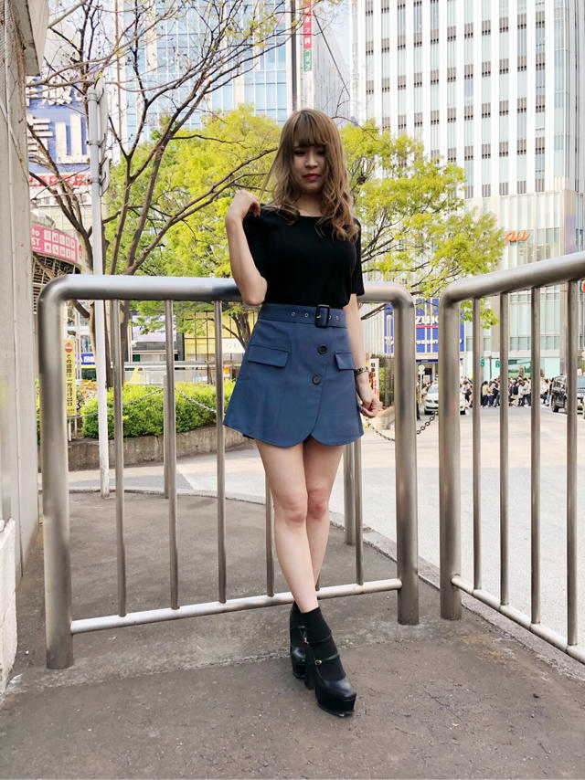 春スカーフコーデ❤︎