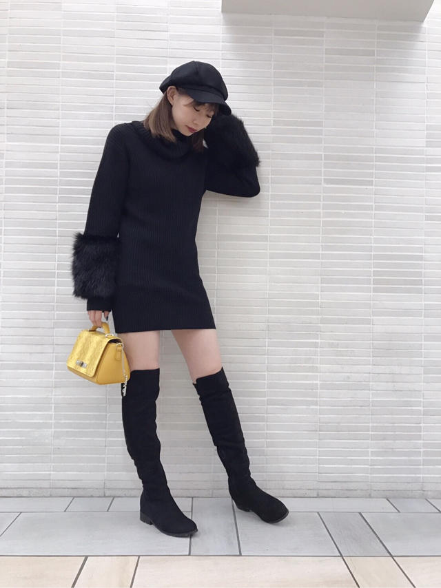 袖ファーニットチュニック✴︎Misaki