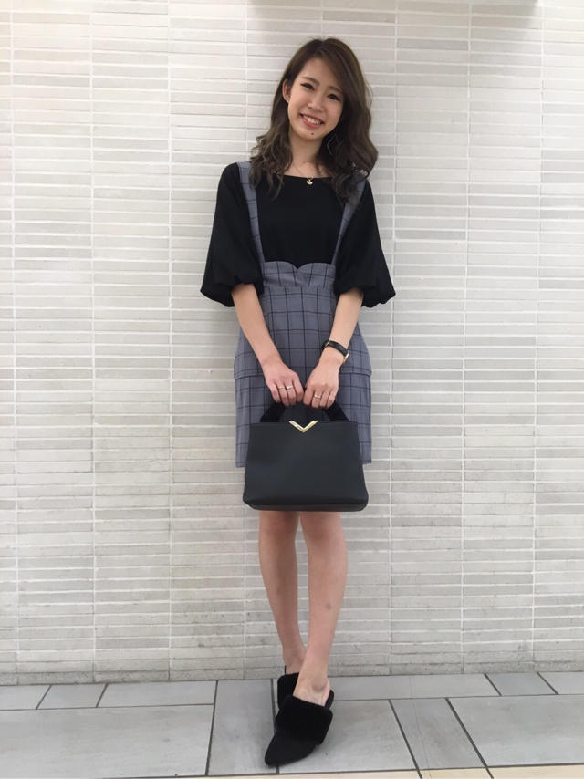 チェックスカートで可愛くお上品に♡みい