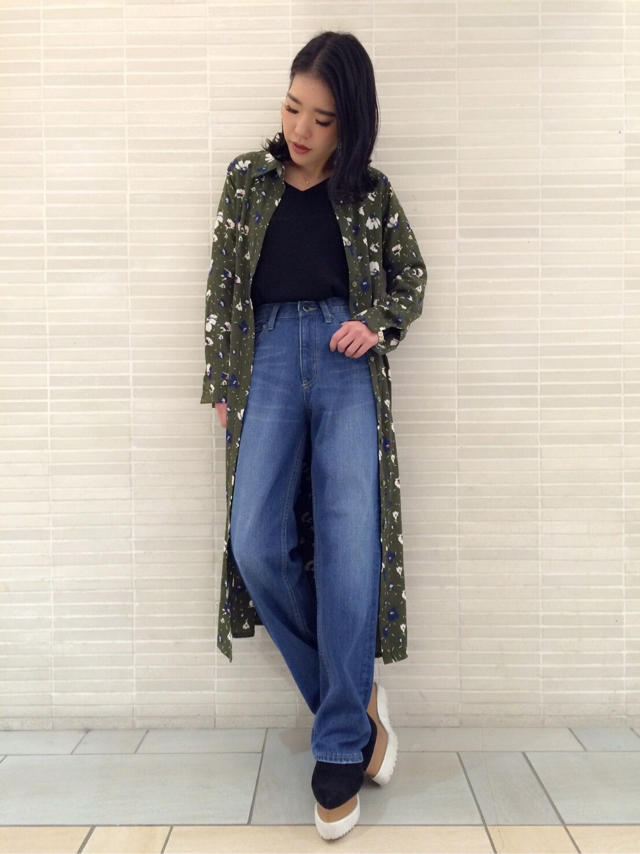 ワイドストレートデニム♡ERIKA