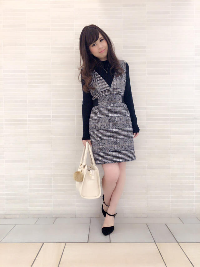 チェックジャンパースカート☆YUKIE