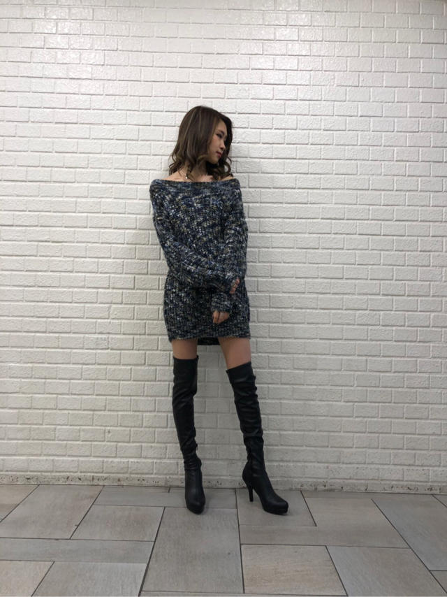 MIXニット♡チュニックOP♡みい