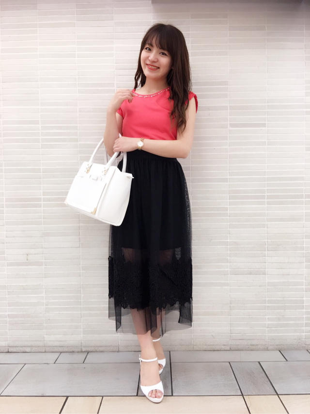 ルミネ10%まであと2日☆透け感×レースで大人sexyコーデ★Misaki
