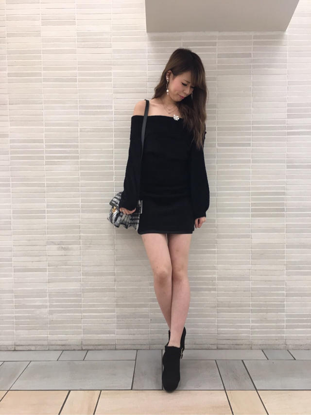 ルミネ10%OFF♡ラメネコヤーンニットセットアップ♡Junko