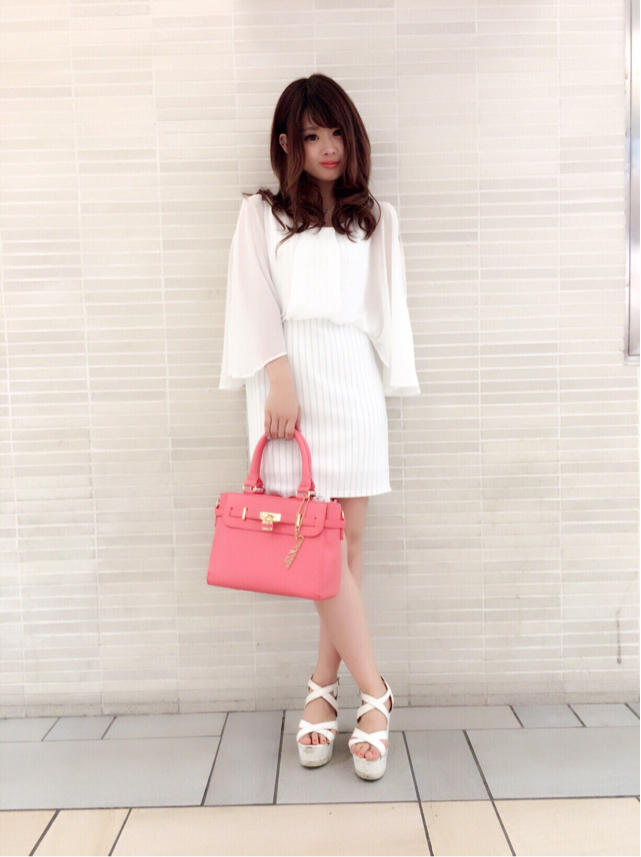 シフォン×ストライプワンピ♡YUKIE
