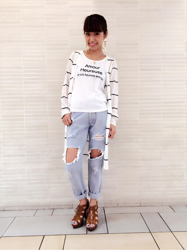 インナー付きロングカーデ♡Misaki