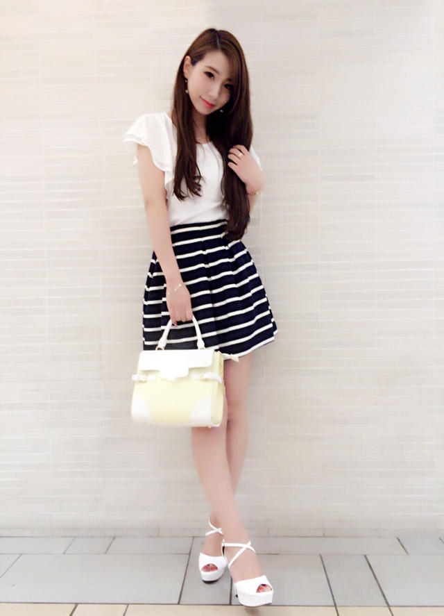 NEW♡ボーダースカート…Kana