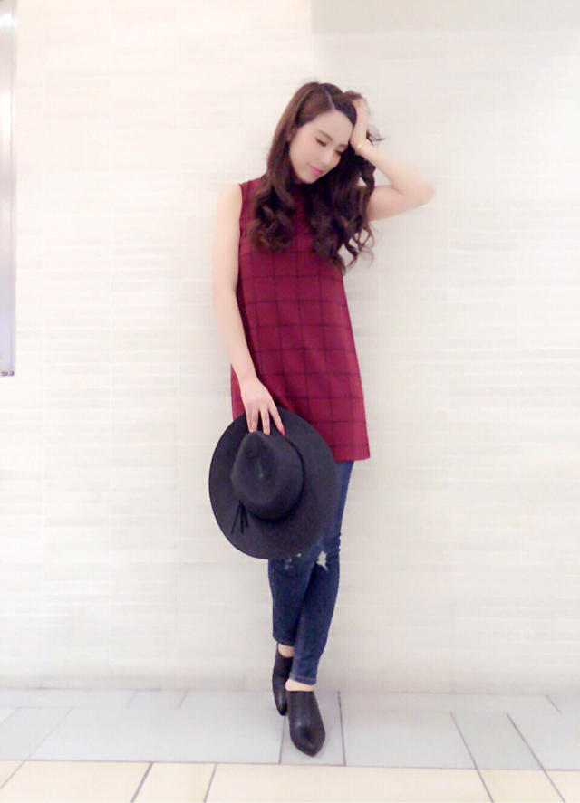 秋といえばチェック柄♡YUKIE