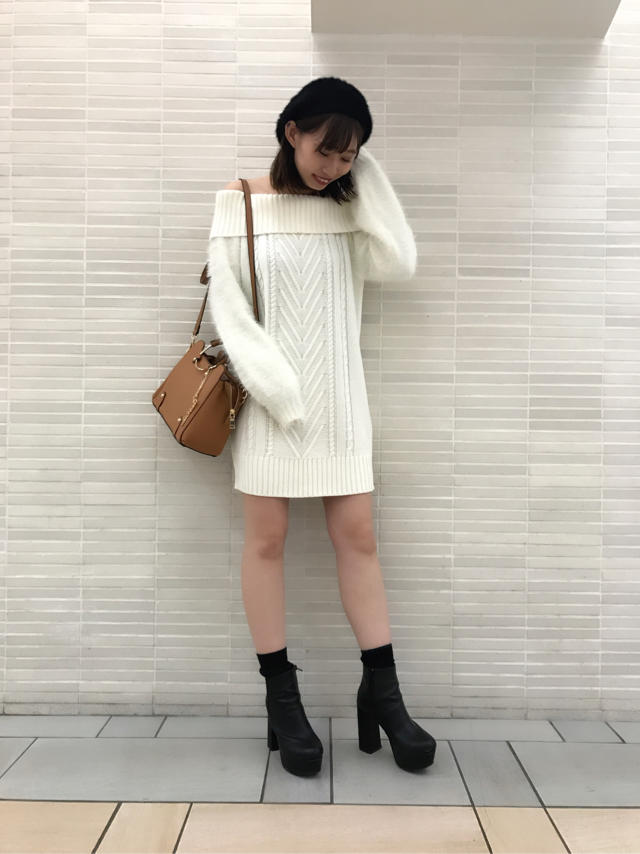 ふわふわニットチュニック★Misaki
