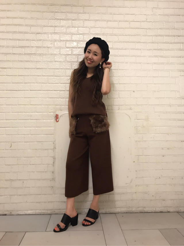 ファーポケットで晩夏見え♡みい