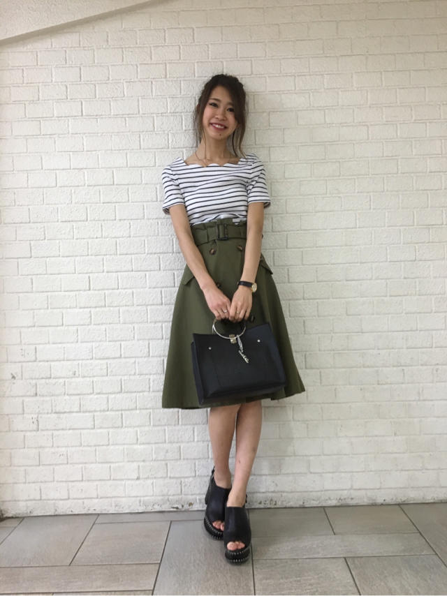 新色登場！大人気トレンチスカート.miki