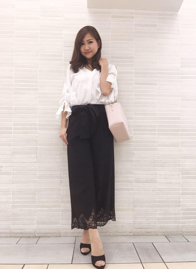 大大人気の裾レースワイドパンツが全色揃って再入荷！！new★nail☆Misaki