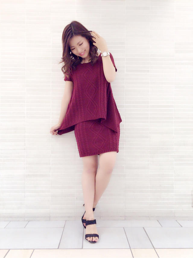 新作♡ニットセットアップ♡Misaki
