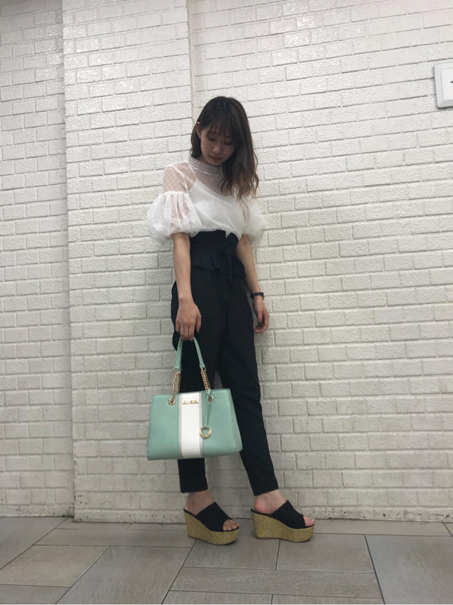 爽やかバイカラーbag♡みい
