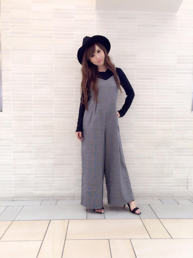 チェックオールインワン♡YUKIE