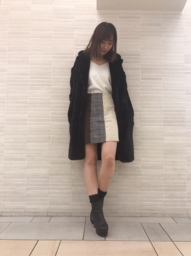 ファーライクチェスターコート☆Junko