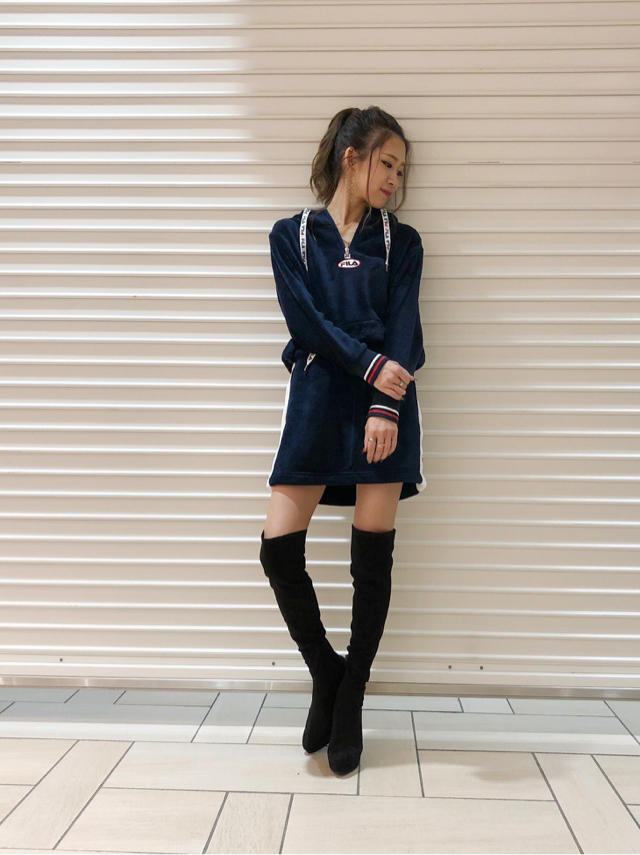 FILAコラボ♡ボアセットアップ♡Junko