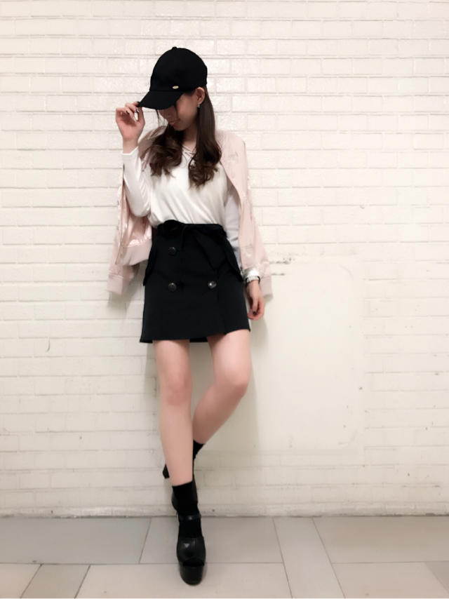 ルミ10で狙っておきたい今年注目刺繍MA-1♡Misaki