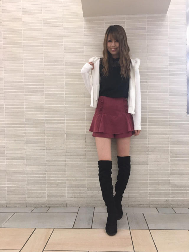 ふわふわっ♡ファー付きパーカー♡可愛いお花♡✏︎あやちゅん