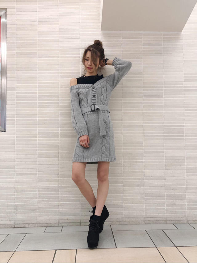 一枚で可愛い♡ニットワンピース♡NANA