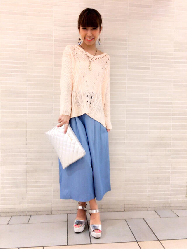 デニム☆ワイドパンツ   YUKIE
