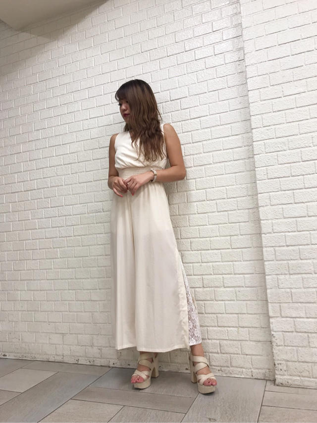 私も一押しの裾レースオールインワン✴︎✴︎Misaki