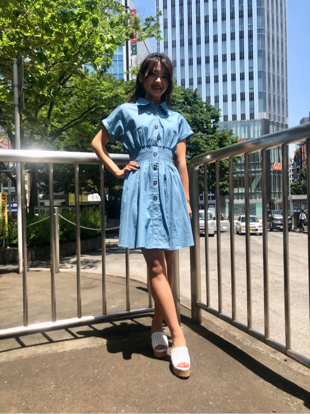 夏にぴったり♡爽やかシャツワンピ♡NANA
