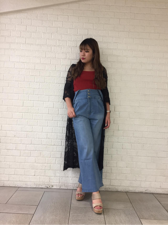 newレーストッパー コーデ♡miki