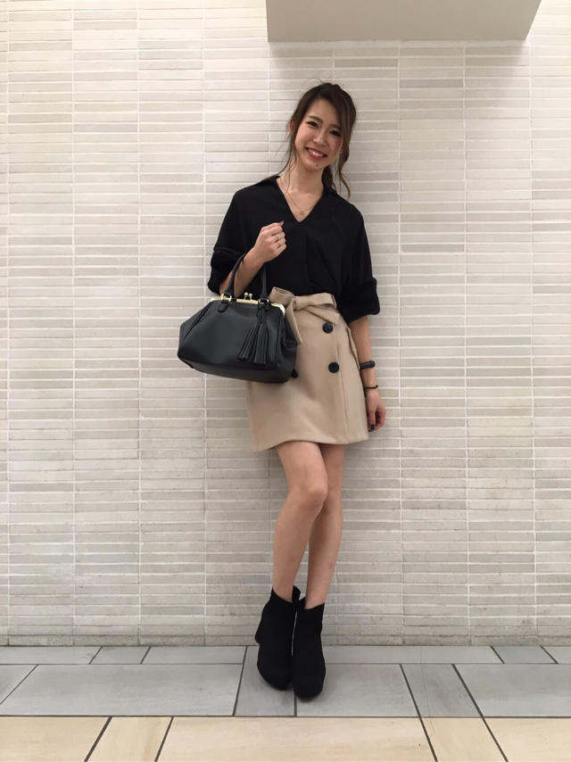 ファー袖ブラウス♡みい