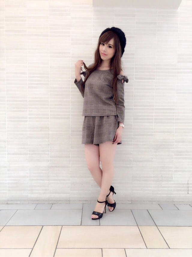 グレンチェック柄セットアップ♡Misaki