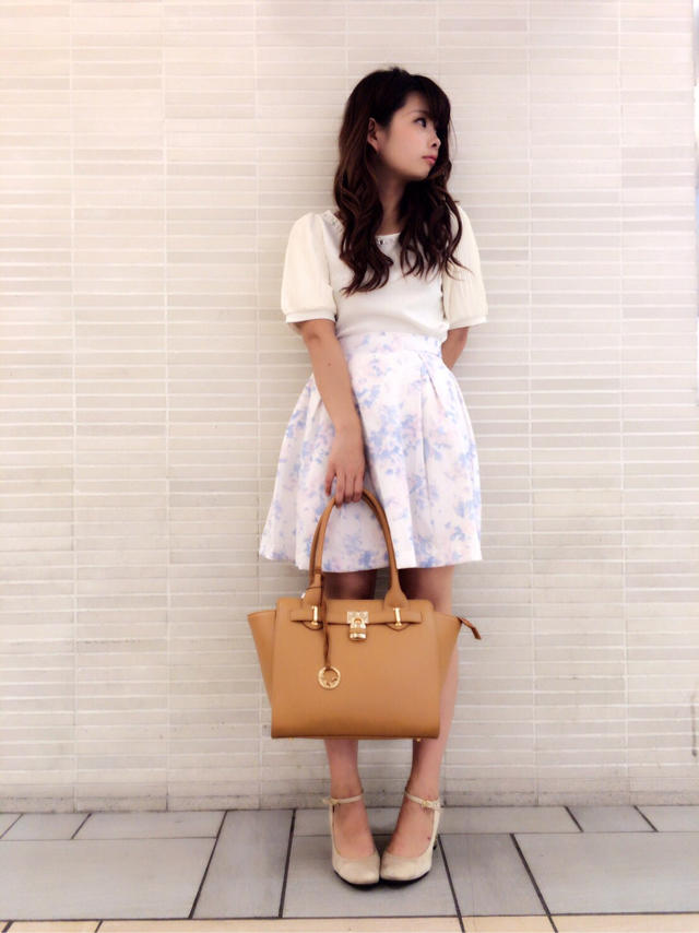 新作♡ぼかし花柄スカート♡Misaki