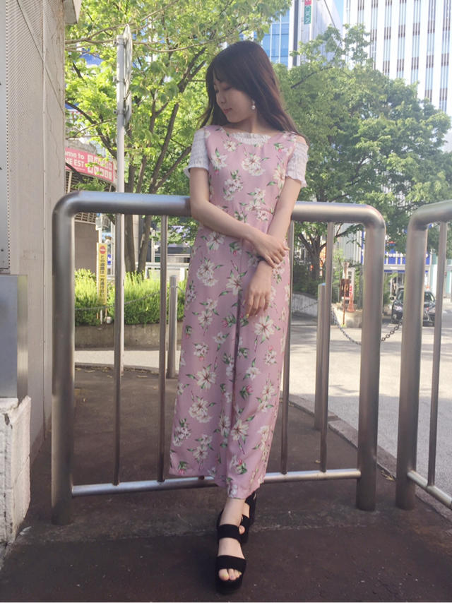 花柄フェミニンコーデ♡♡ AYU