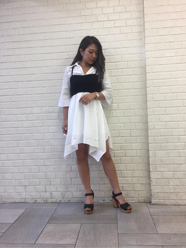 ニットビスチェ＆シャツワンピ♡･･･Nao