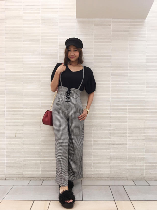 New arrival♡♡TOPS付チェックパンツセット♡イメチェン！...✌︎ななみん