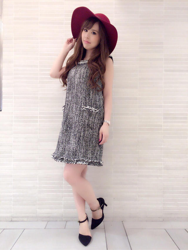 フリンジツイードワンピース♡YUKIE
