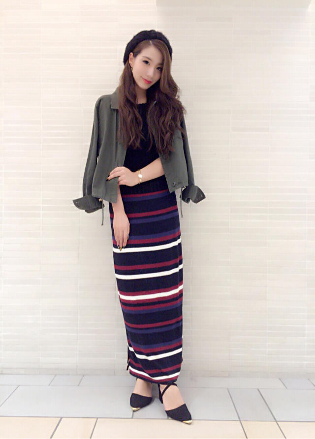 ニットマキシスカート♡Misaki